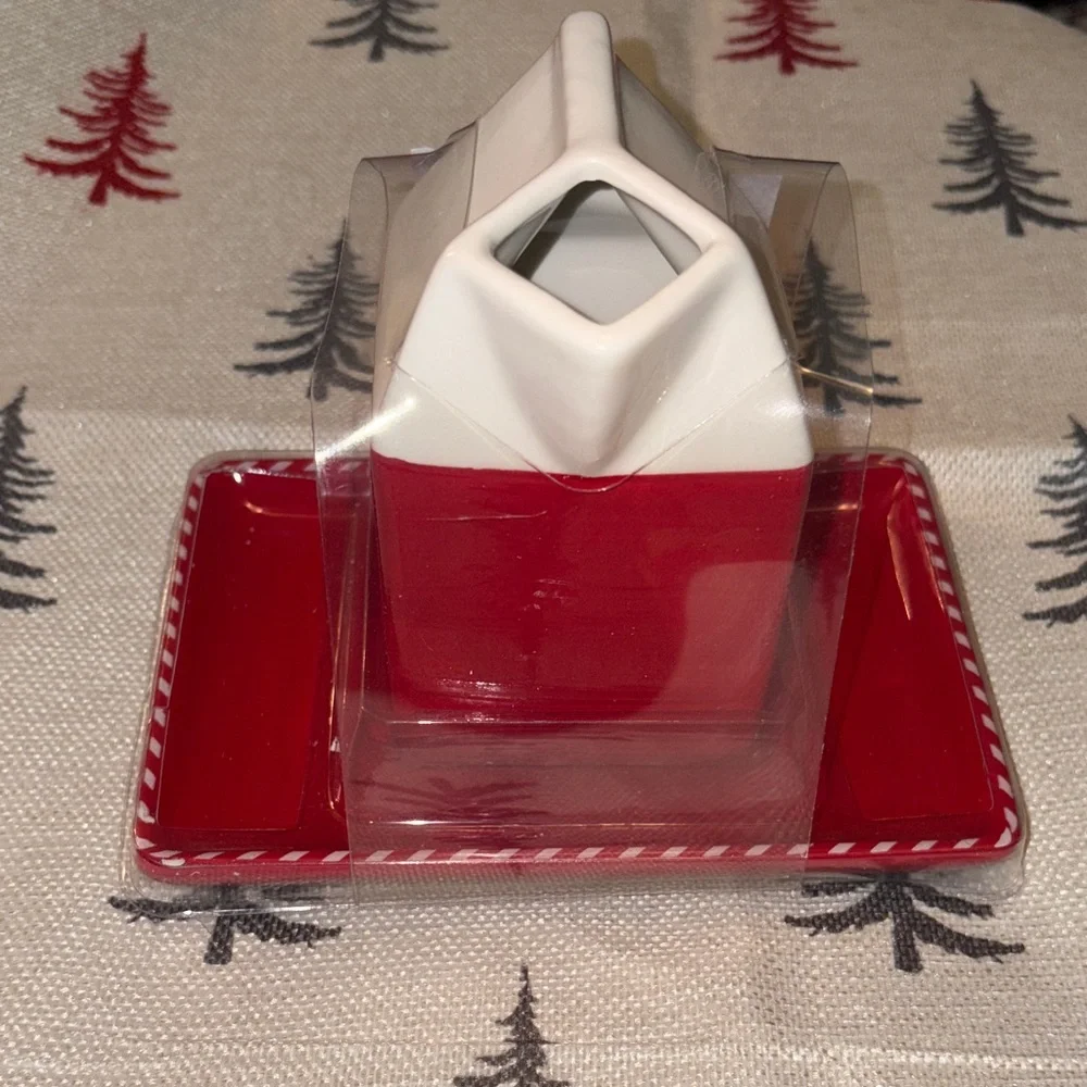 Target Bullseye Playground Christmas 2025 Ceramic Santa Milk and Cookie Set